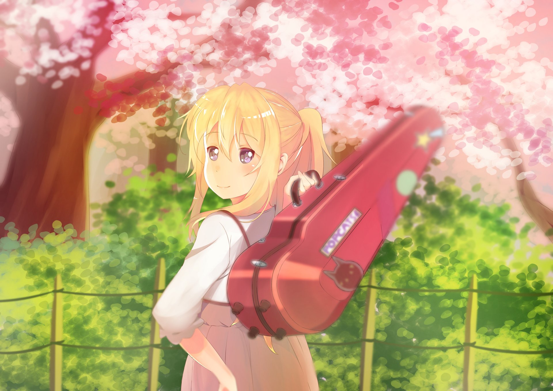 Download Kaori Miyazono Anime Your Lie In April 4k Ultra HD Wallpaper by Cyphose