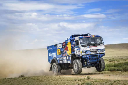Red Bull Kamaz vehicle rallying Sports HD Desktop Wallpaper | Background Image