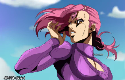 Vinegar Doppio Anime Jojo's Bizarre Adventure HD Desktop Wallpaper | Background Image