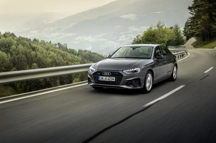 car silver car Audi vehicle Audi A4 HD Desktop Wallpaper | Background Image