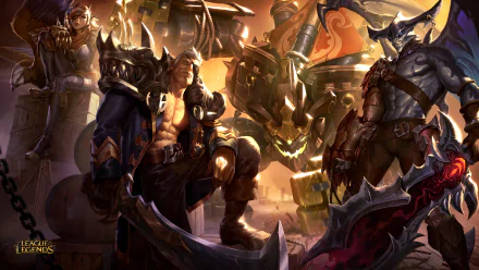 Quinn (League Of Legends) Aatrox (League of Legends) Garen (League Of Legends) Malphite (League of Legends) video game League Of Legends HD Desktop Wallpaper | Background Image