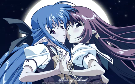 Lisianthus (Shuffle!) Nerine (Shuffle!) Anime Shuffle! HD Desktop Wallpaper | Background Image