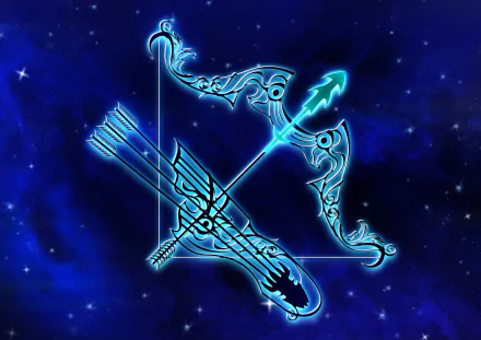  Blue Sagittarius the Archer by DarkWorkX