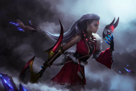 Diana (League Of Legends) League Of Legends woman cosplay HD Desktop Wallpaper | Background Image