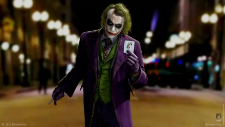 Heath Ledger Joker movie The Dark Knight HD Desktop Wallpaper | Background Image