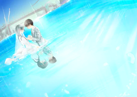 Hodaka Morishima Hina Amano Anime Weathering with You HD Desktop Wallpaper | Background Image