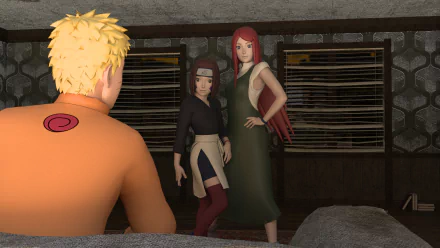 Kushina Uzumaki Rin Nohara Naruto Uzumaki Anime Boruto HD Desktop Wallpaper | Background Image