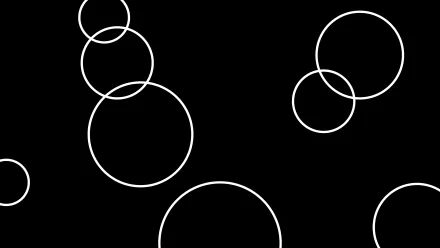 white black Abstract circle abstract black HD Desktop Wallpaper | Background Image