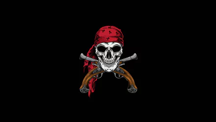 pistol pirate dark skull bones HD Desktop Wallpaper | Background Image