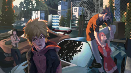 Hinata Hyuga Sakura Haruno Sasuke Uchiha Naruto Uzumaki Anime Naruto Naruto & Hinata Naruto & Sasuke HD Desktop Wallpaper | Background Image