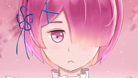 Ram (Re:ZERO) Anime Re:Zero - Starting Life in Another World HD Desktop Wallpaper | Background Image