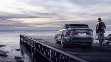 electric car SUV Human Horizons vehicle Human Horizons HiPhi 1 HD Desktop Wallpaper | Background Image