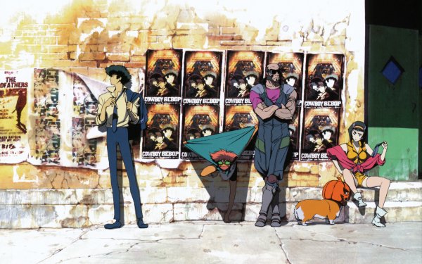 Anime Cowboy Bebop Jet Black Ein Spike Spiegel Edward Faye Valentine HD Wallpaper | Background Image