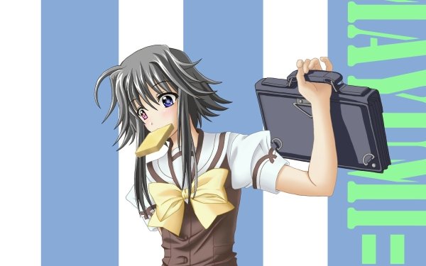 Anime Shuffle! Mayumi Thyme Heterochromia HD Wallpaper | Background Image