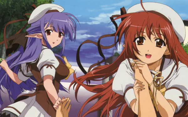 Lisianthus (Shuffle!) Nerine (Shuffle!) Anime Shuffle! HD Desktop Wallpaper | Background Image