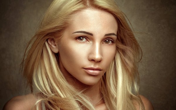 Women Model Face Blonde HD Wallpaper | Background Image