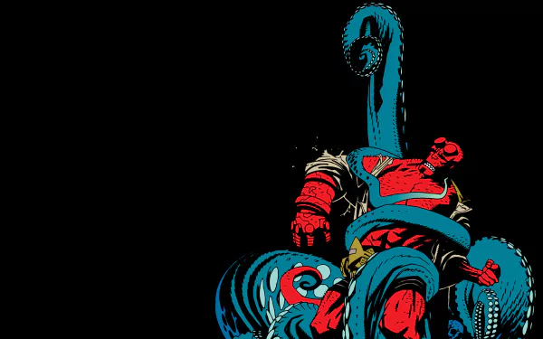 Comic Hellboy HD Desktop Wallpaper | Background Image