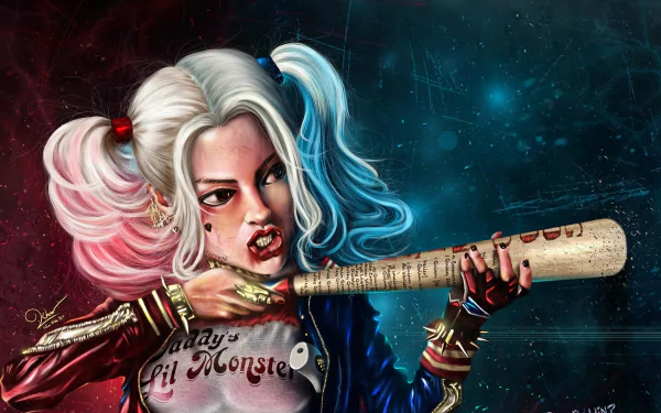 baseball bat DC Comics Comic Harley Quinn HD Desktop Wallpaper | Background Image