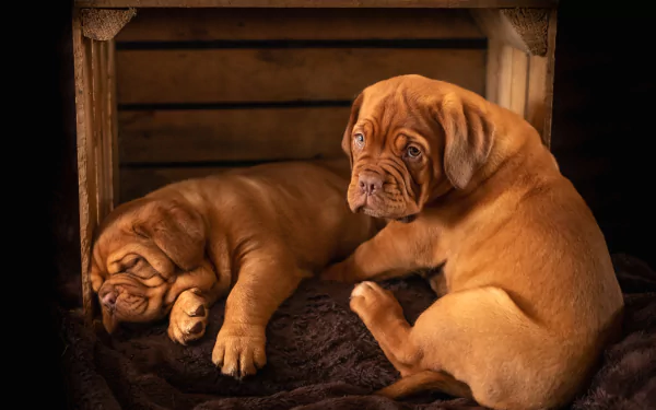 baby animal puppy dog Animal Dogue de Bordeaux HD Desktop Wallpaper | Background Image