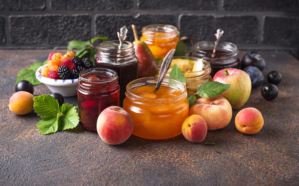 still life fruit food jam HD Desktop Wallpaper | Background Image
