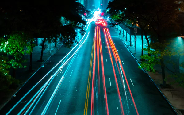 photography time lapse light trail HD Desktop Wallpaper | Background Image