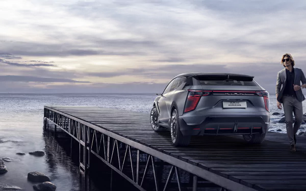 electric car SUV Human Horizons vehicle Human Horizons HiPhi 1 HD Desktop Wallpaper | Background Image