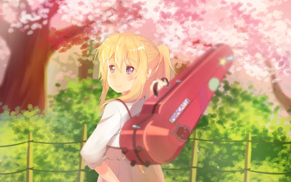 Kaori Miyazono Anime Your Lie in April HD Desktop Wallpaper | Background Image