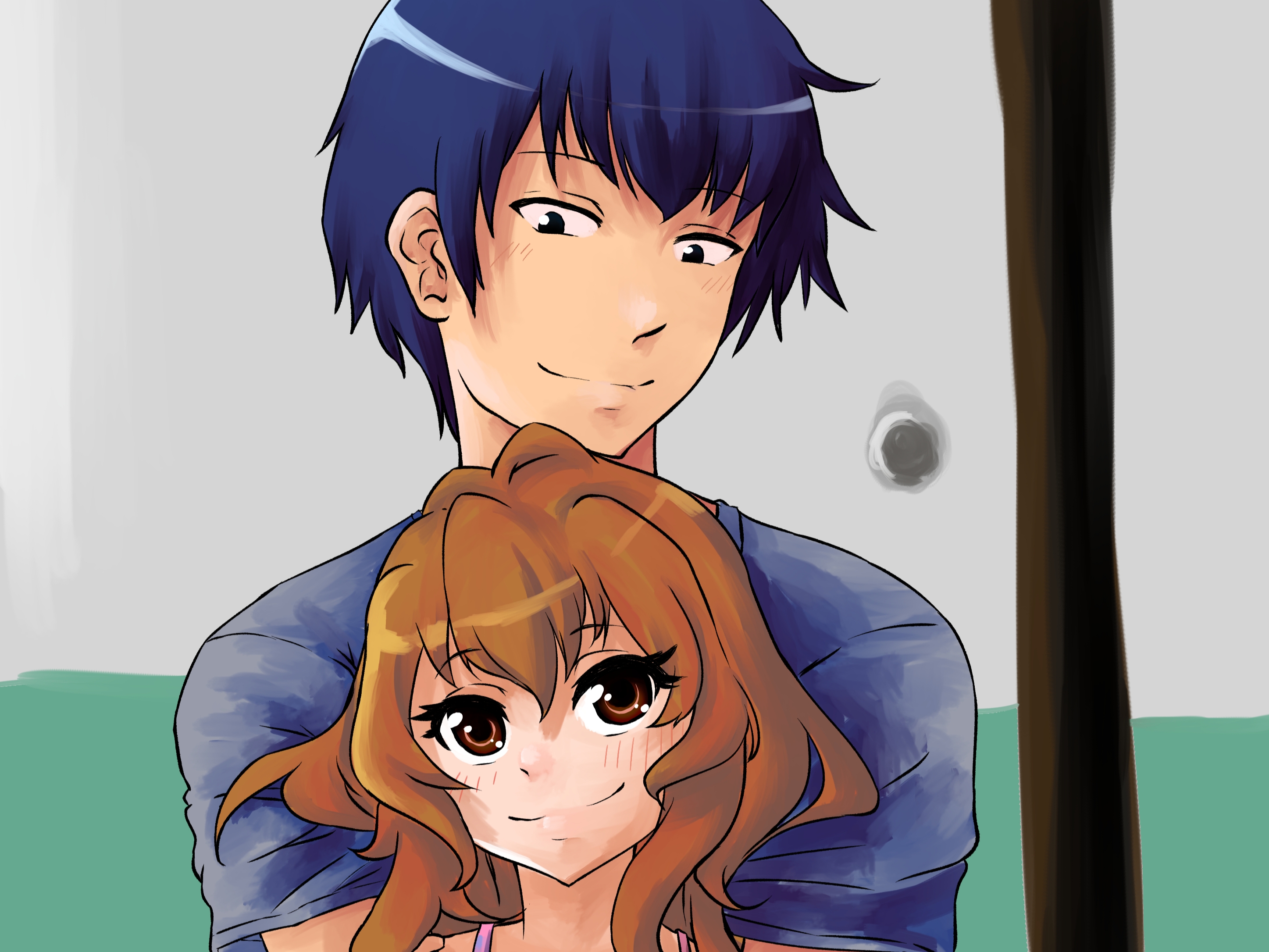 HD wallpaper: Anime, Toradora!, Ryuuji Takasu, Taiga Aisaka