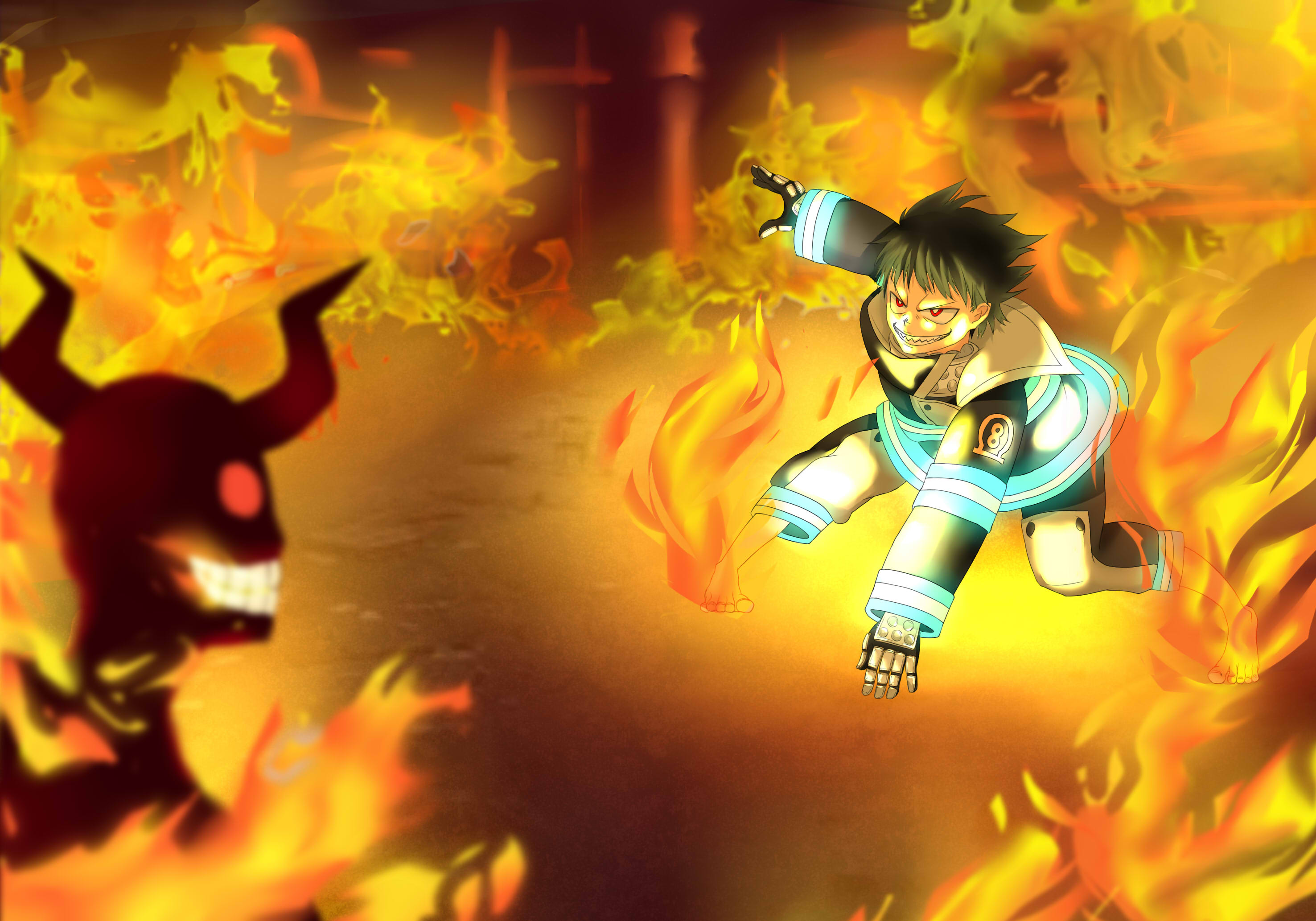 Fire Force HD Wallpaper | Background Image | 2952x2066 | ID:1049983