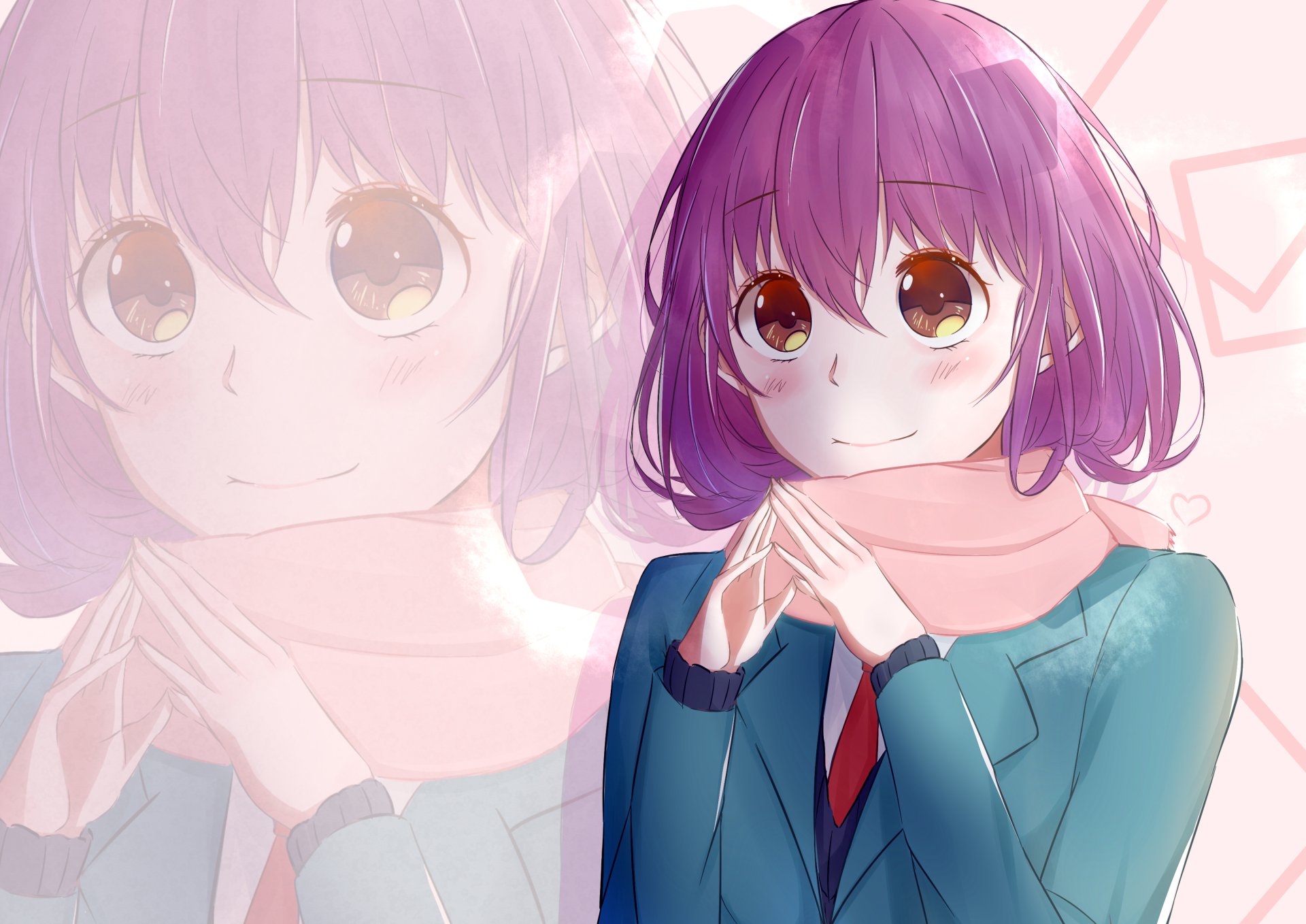 Download Akari Hayasaka Anime Itsudatte Bokura No Koi Wa 10 Centi Datta. HD Wallpaper by AnHun