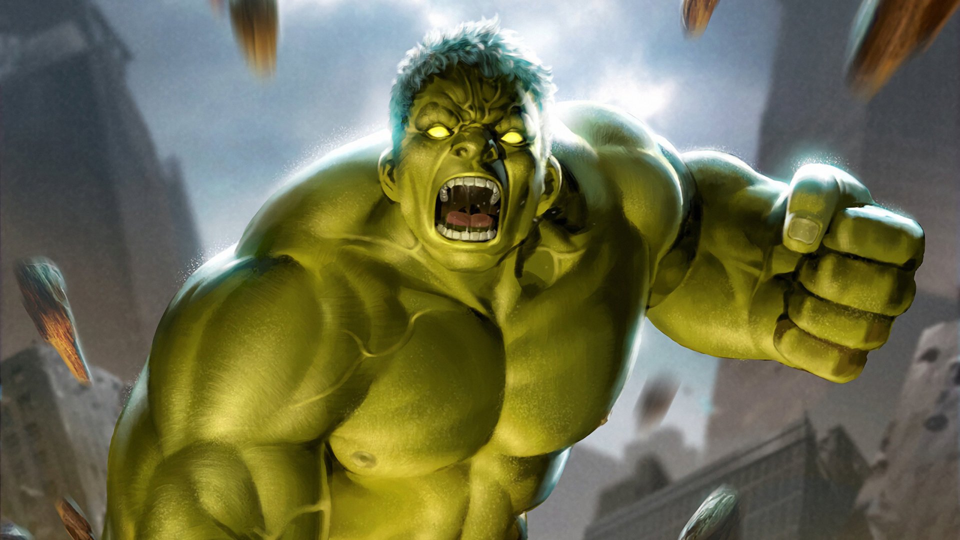 Download Comic Hulk HD Wallpaper by Junggeun Yoon
