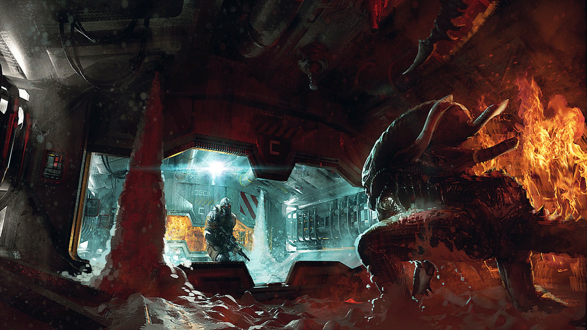 Download Xenomorph Sci Fi Alien HD Wallpaper by Joakim Ericsson