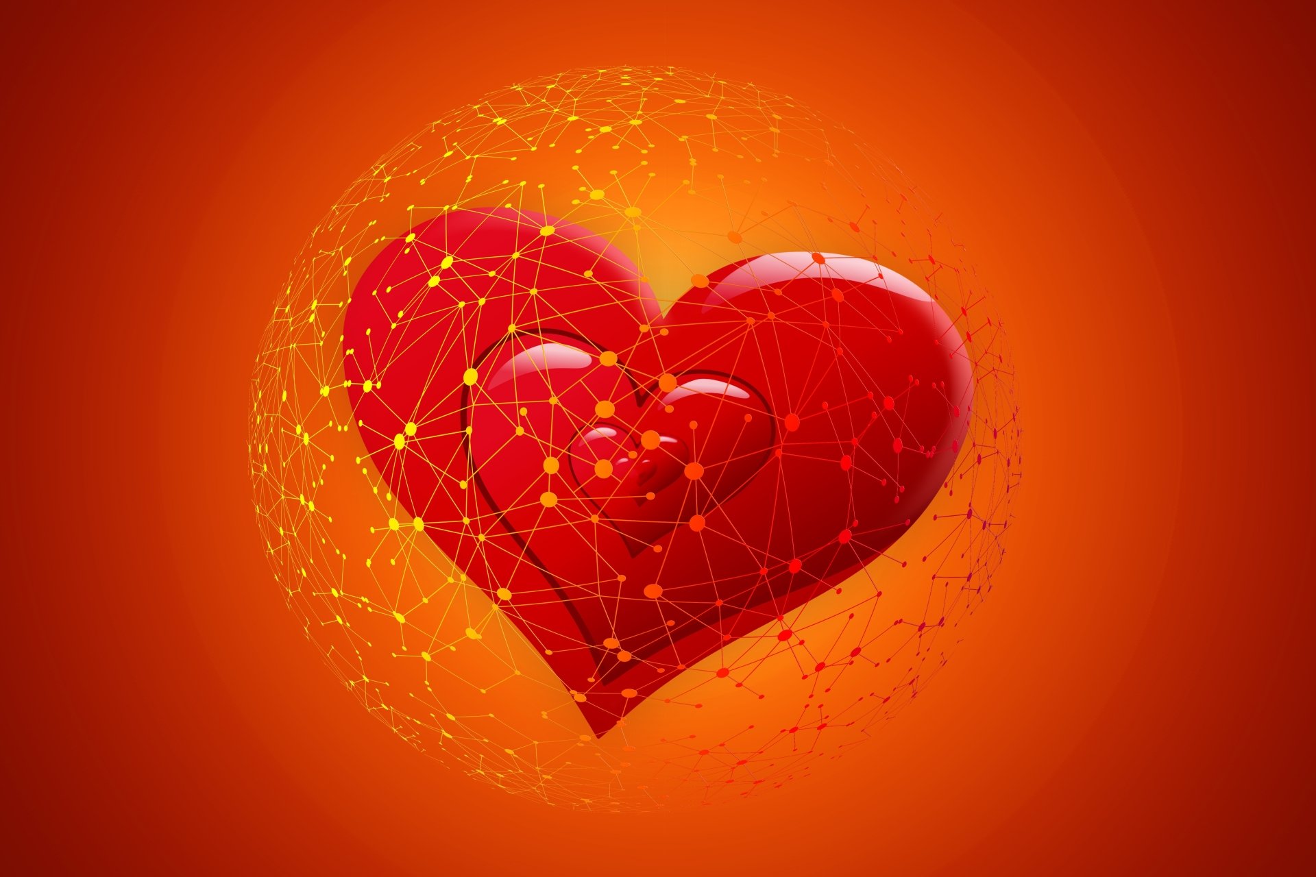 Download Artistic Heart 4k Ultra HD Wallpaper