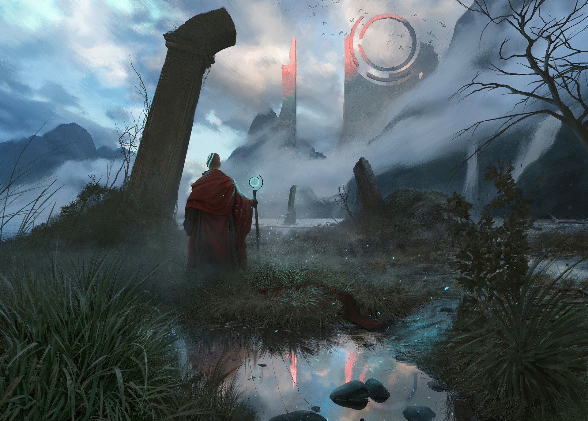 Download Fantasy Sorcerer HD Wallpaper by David Alvarez