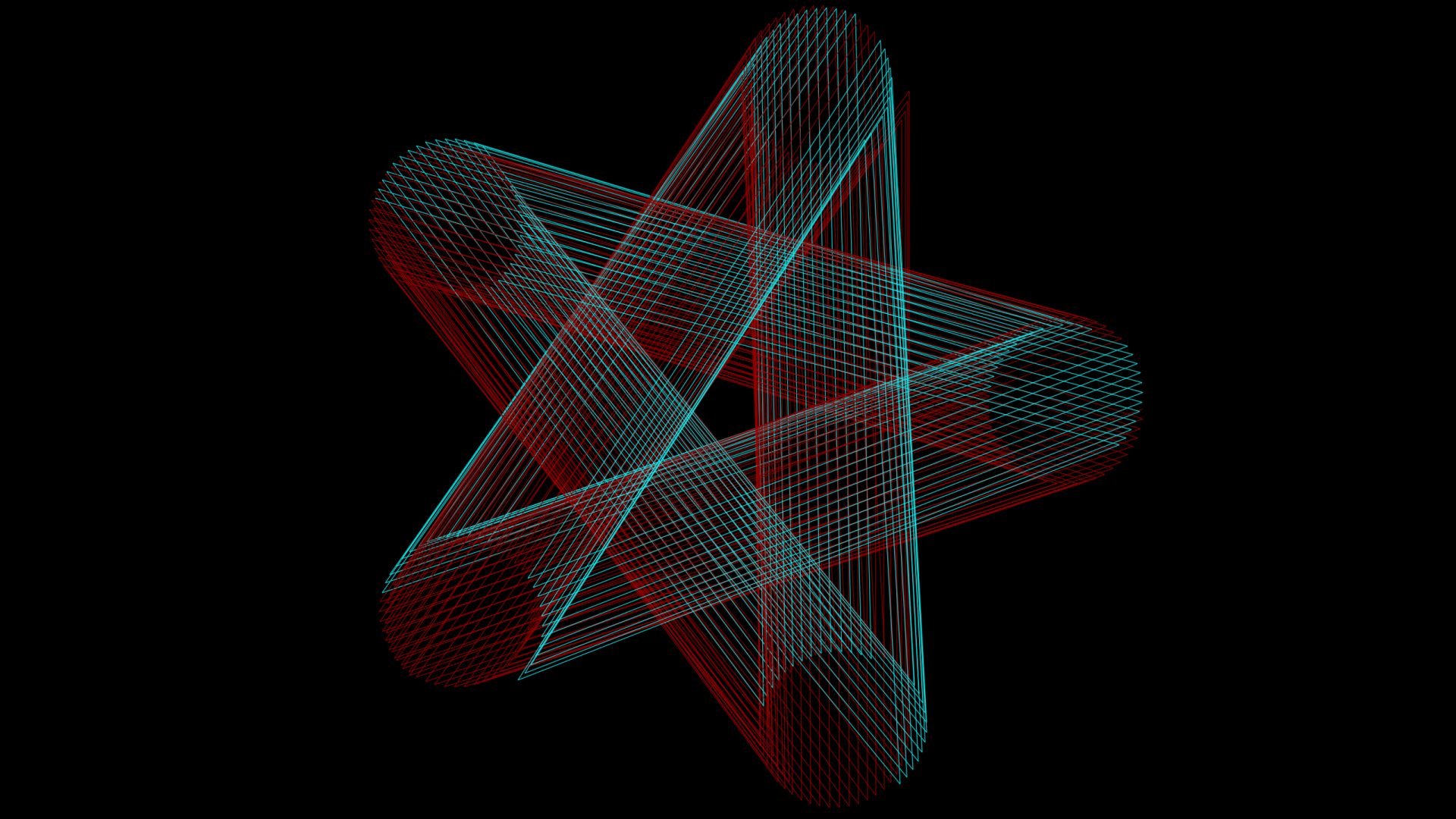 Red and Blue Five Point Star by lonewolf6738 | 2560x1440 | Wallpaper Abyss