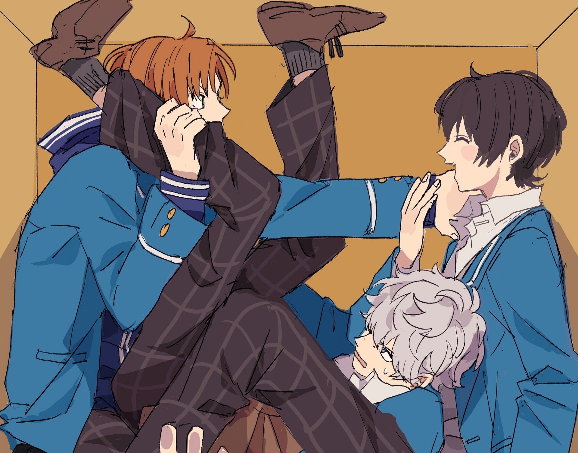 Download Izumi Sena Leo Tsukinaga Ritsu Sakuma Video Game Ensemble Stars! HD Wallpaper by Redlips0131