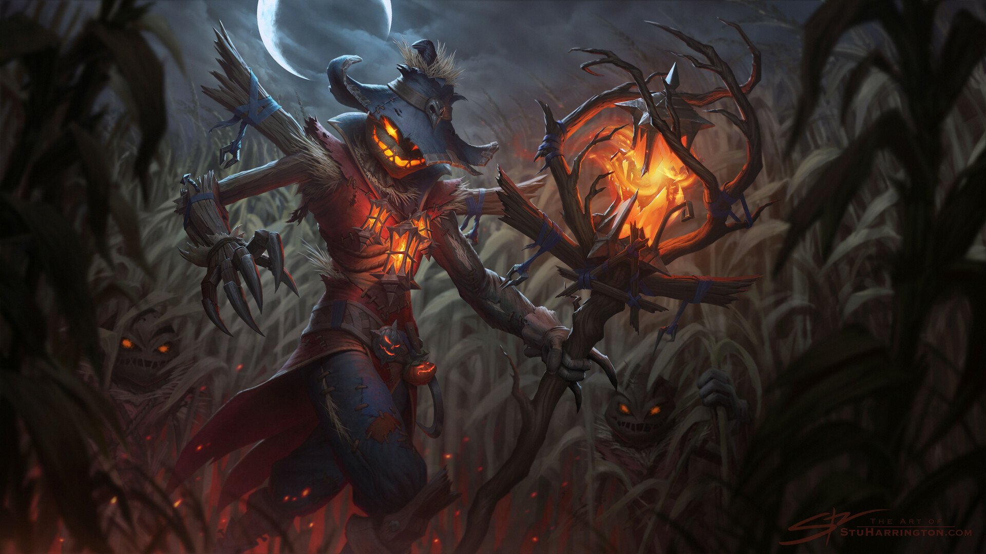 Download Ah Puch (Smite) Video Game Smite HD Wallpaper by Stu Harrington