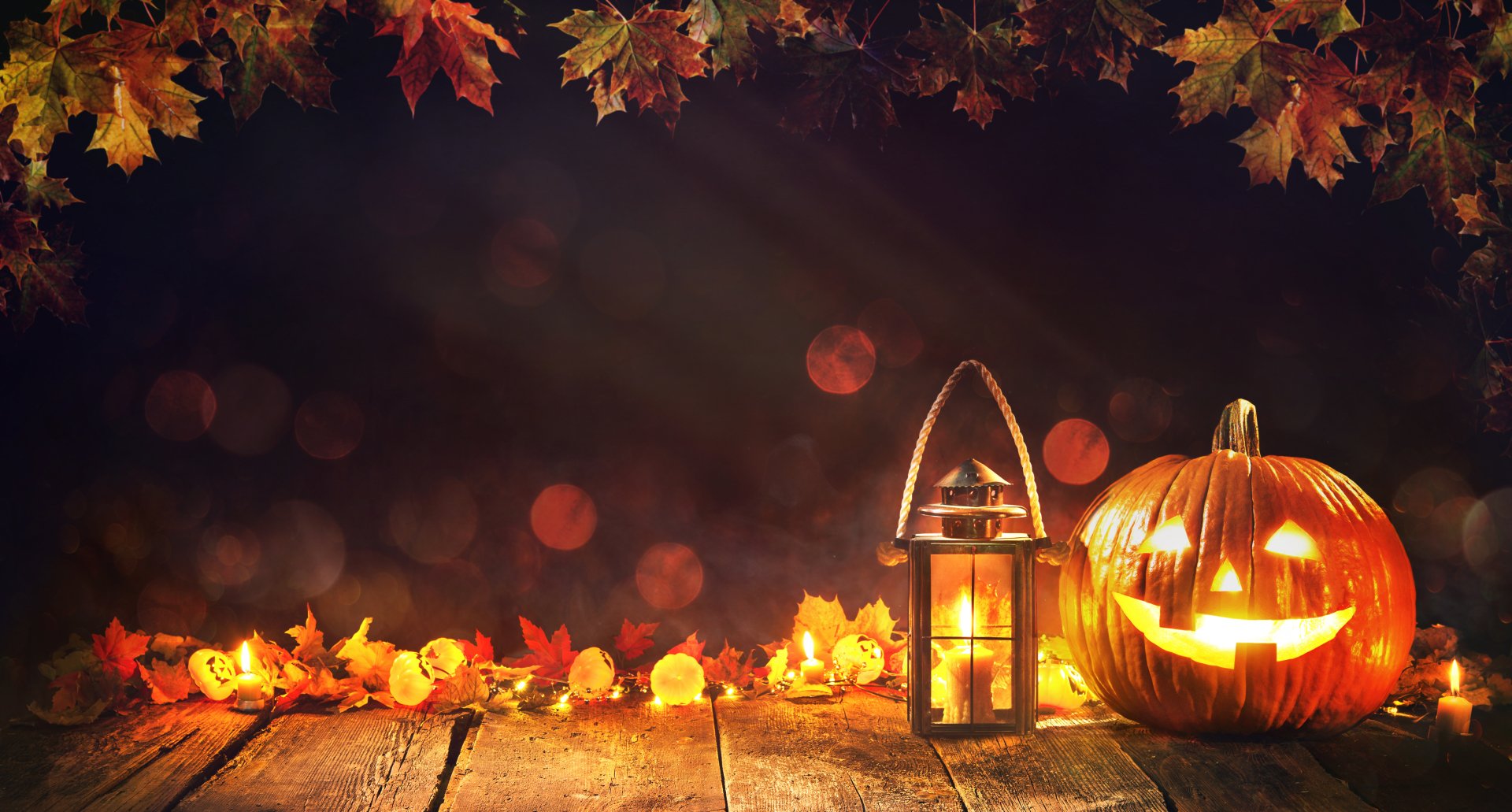 Download Lantern Jacko'lantern Holiday Halloween 4k Ultra HD Wallpaper