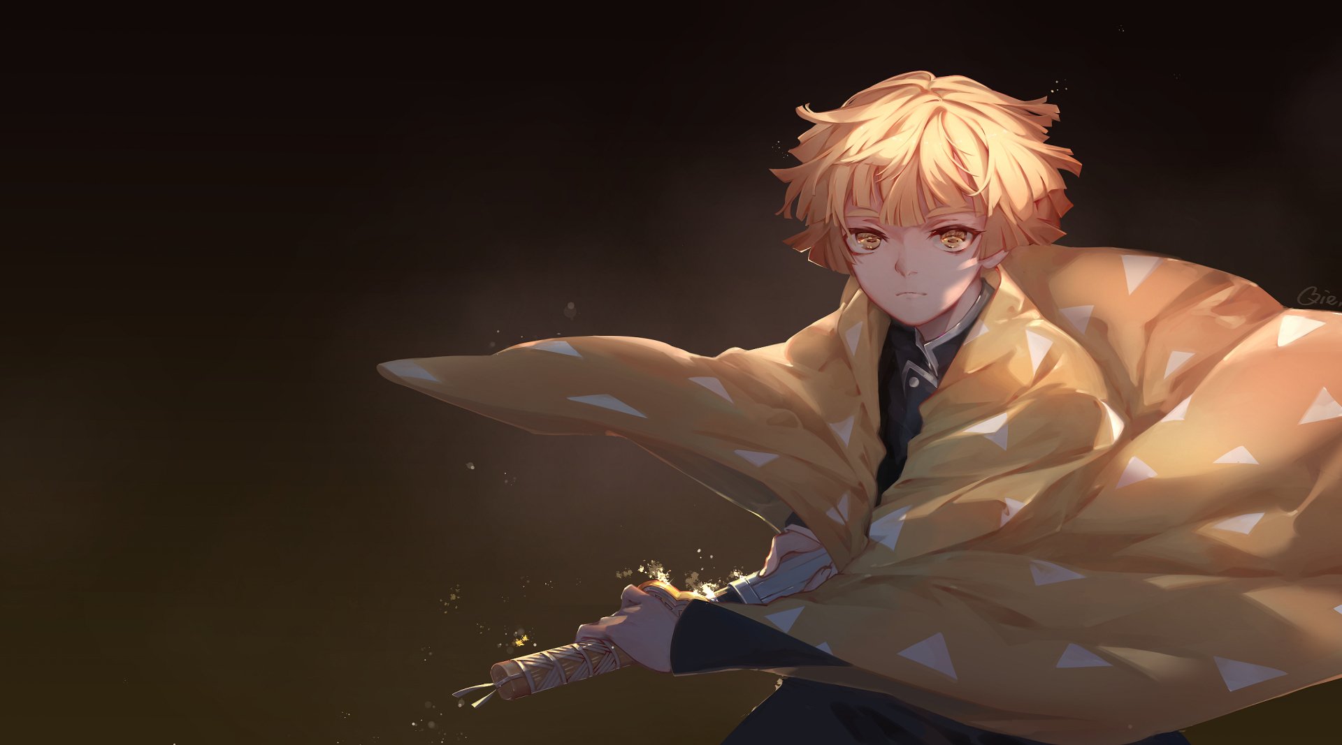 Download Zenitsu Agatsuma Anime Demon Slayer: Kimetsu No Yaiba HD