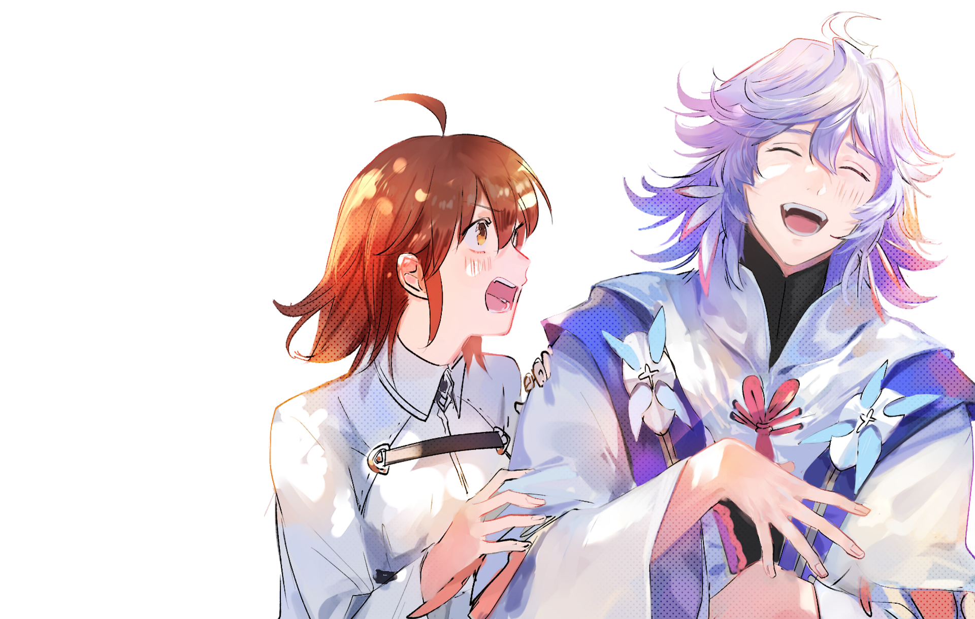 Download Ritsuka Fujimaru Merlin (Fate Series) Anime Fate/Grand Order HD Wallpaper by レンコン