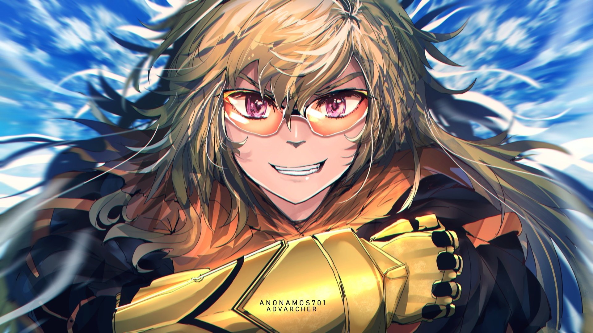 Download Yang Xiao Long Anime RWBY HD Wallpaper by anonamos701