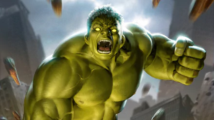 Comic Hulk HD Desktop Wallpaper | Background Image