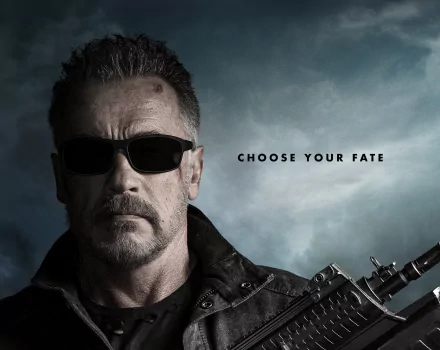 Arnold Schwarzenegger movie Terminator: Dark Fate HD Desktop Wallpaper | Background Image