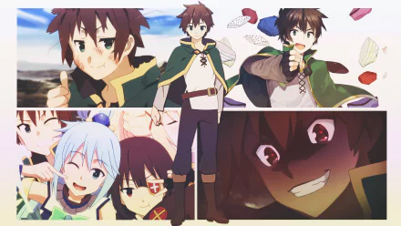 Kazuma Satou Anime KonoSuba - God’s blessing on this wonderful world!! HD Desktop Wallpaper | Background Image