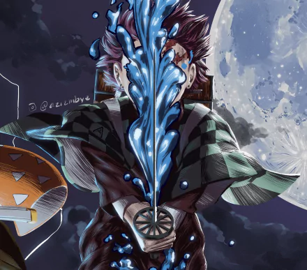 Tanjiro Kamado Anime Demon Slayer: Kimetsu no Yaiba HD Desktop Wallpaper | Background Image