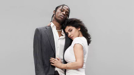 American model rapper Kylie Jenner music Travis Scott HD Desktop Wallpaper | Background Image