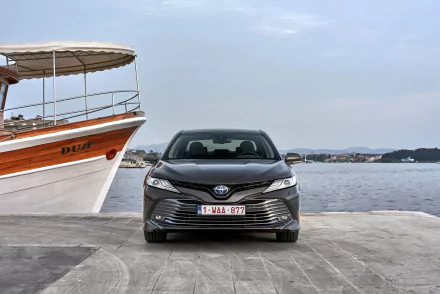 black car compact car car Toyota vehicle Toyota Camry HD Desktop Wallpaper | Background Image
