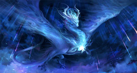 fantasy dragon Blue Dragon HD Desktop Wallpaper | Background Image
