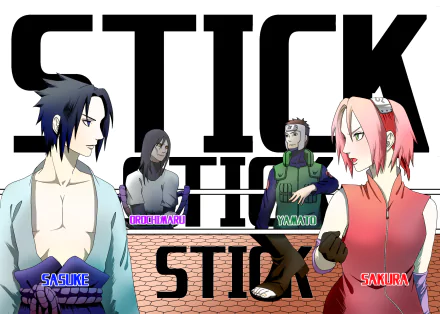 Orochimaru (Naruto) Yamato (Naruto) Sakura Haruno Sasuke Uchiha Anime Naruto HD Desktop Wallpaper | Background Image