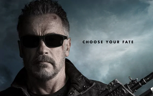 Arnold Schwarzenegger movie Terminator: Dark Fate HD Desktop Wallpaper | Background Image